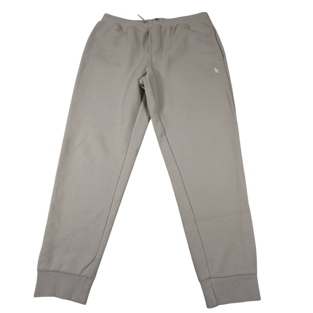 Polo Ralph Lauren Classic Fleece Drawstring Sweatpants Jogger Tan Mens Size M